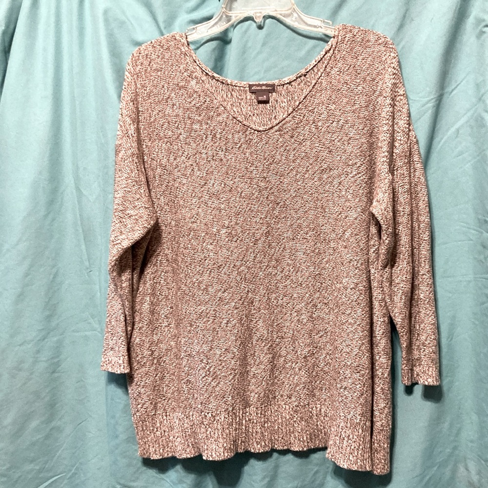 Eddie Bauer V-Neck Sweater Relaxed Fit